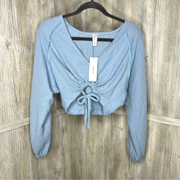 Out From Under Sadie Long Sleeve Crop Top - Picture 1 of 10